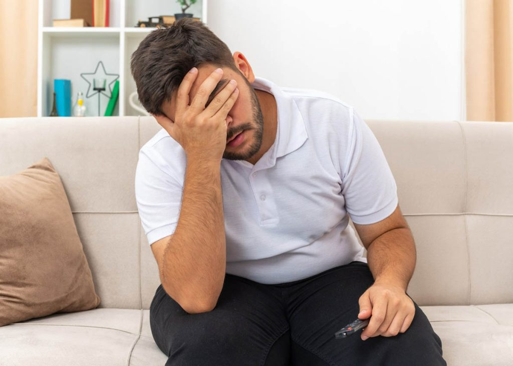 pessoa obesa com dor